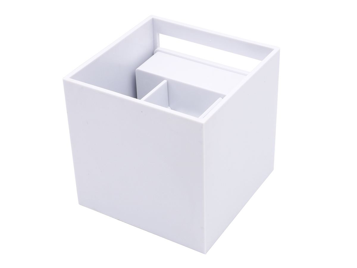 Wandlamp LED 2x3W 4000K IP65 wit CUBE LITE