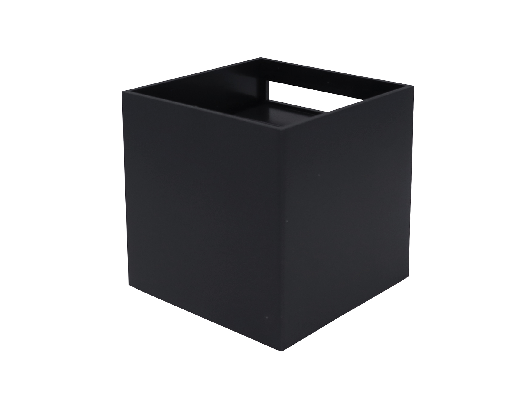 Wandlamp LED 2x3W 3000K IP65 zwart CUBE LITE