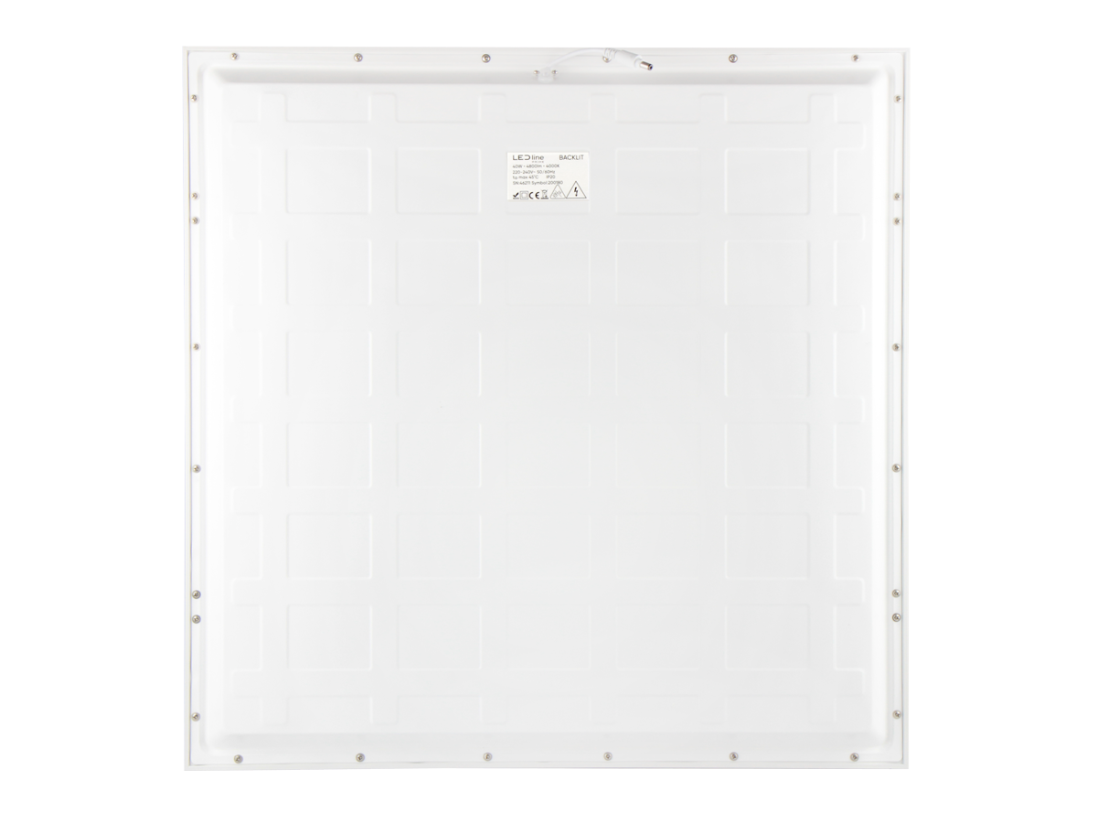 Backlit Paneel 4000K 28W 4000lm IP20 60x60cm wit PRIME noodmodule LAW 3h AT