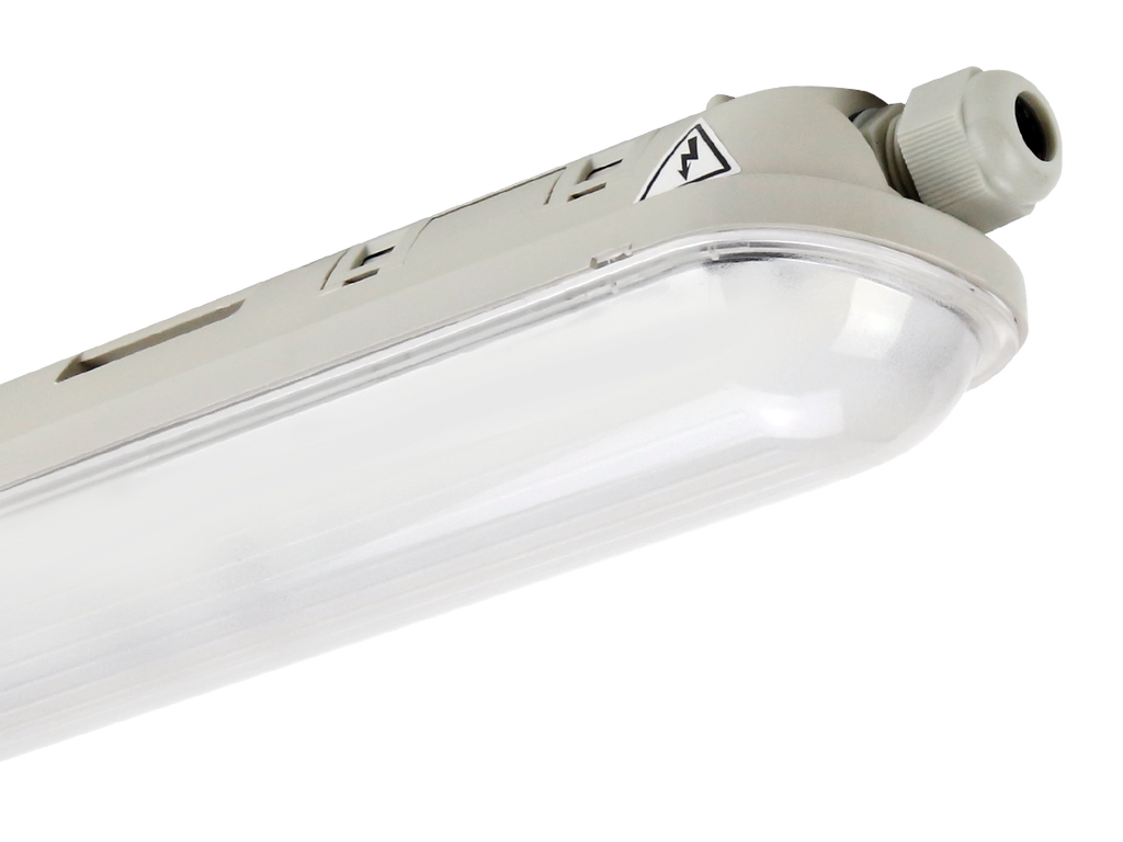 Hermetische armatuur LINKER 4000K 80W 12000lm IP65 150cm grijs PRIME