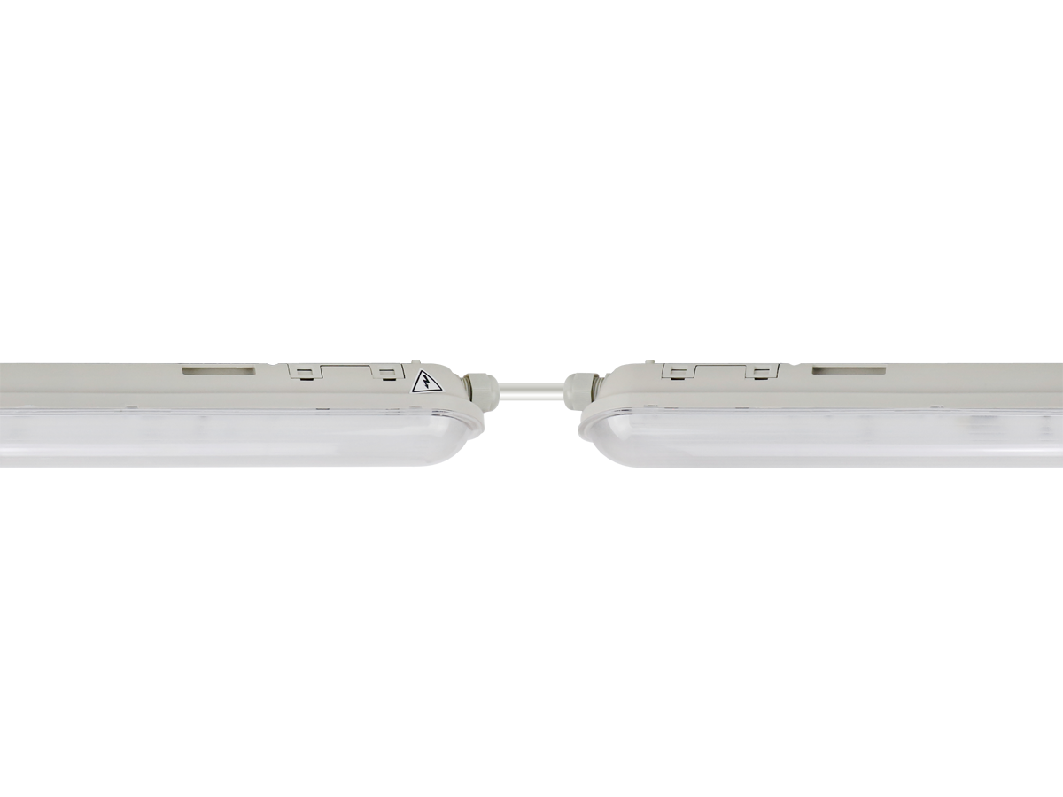 Hermetische armatuur LINKER 4000K 80W 12000lm IP65 150cm grijs PRIME DALI