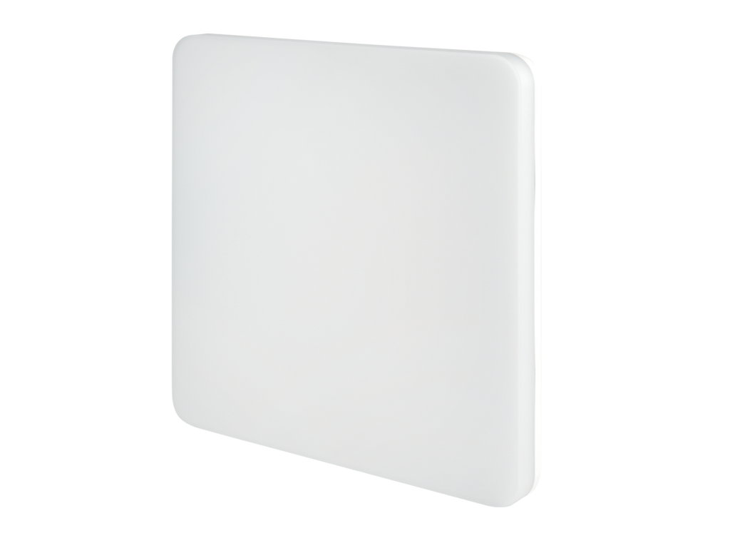 Plafonlamp ACTON 4000K 18W 2000lm vierkant IP54 wit PRIME bewegingssensor