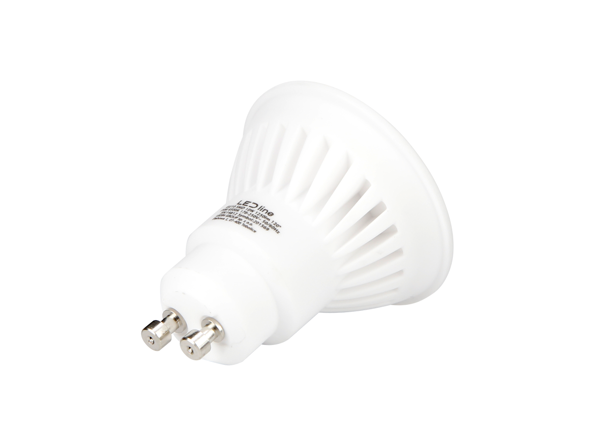 LED-lamp GU10 6500K 10W 1250lm 230V 120 ° DIM Keramische prime