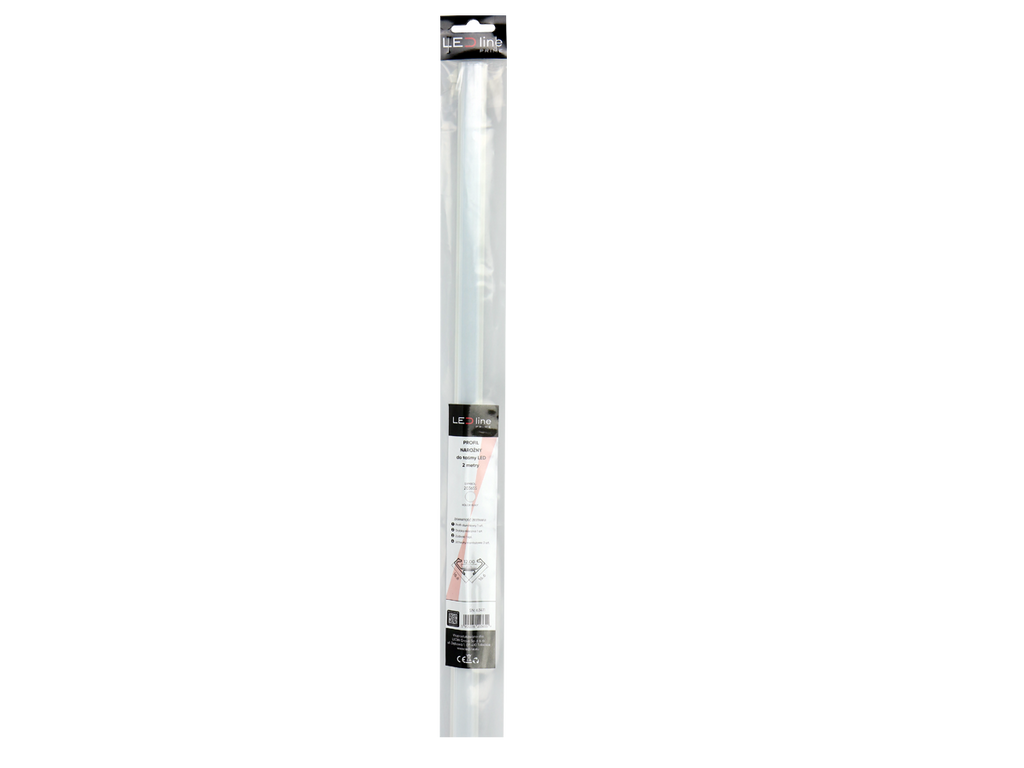 Wit aluminium hoekprofiel 2m - PRIME set