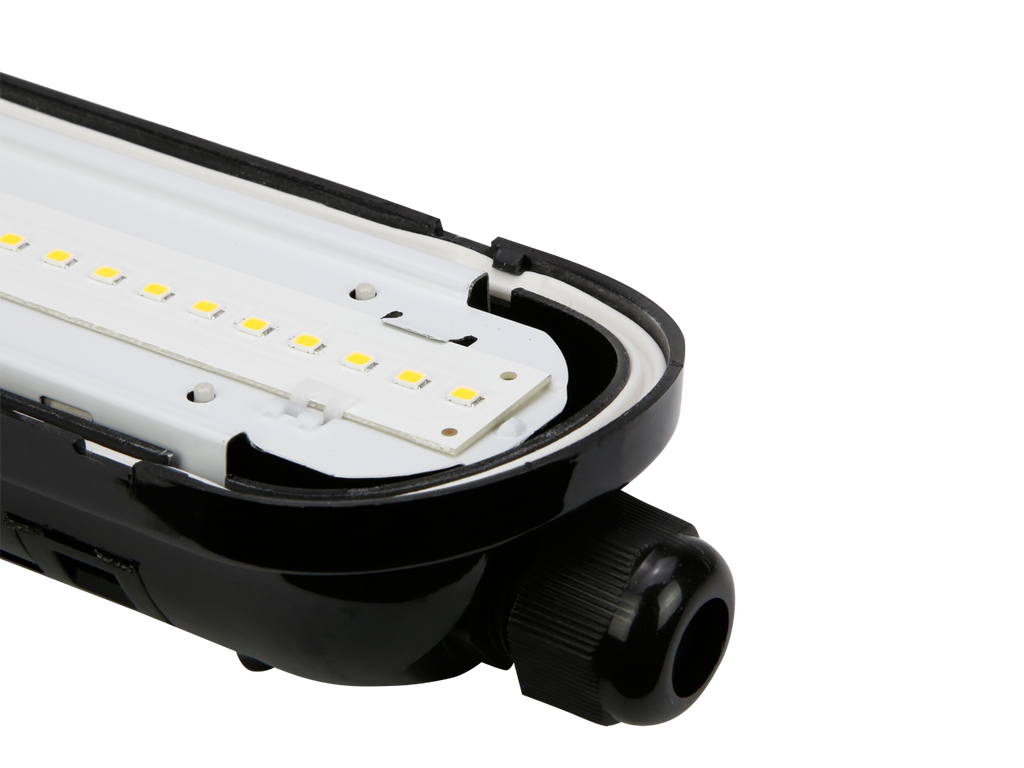 Hermetische armatuur LINKER 4000K 40W 6000lm IP65 120cm zwart PRIME DALI