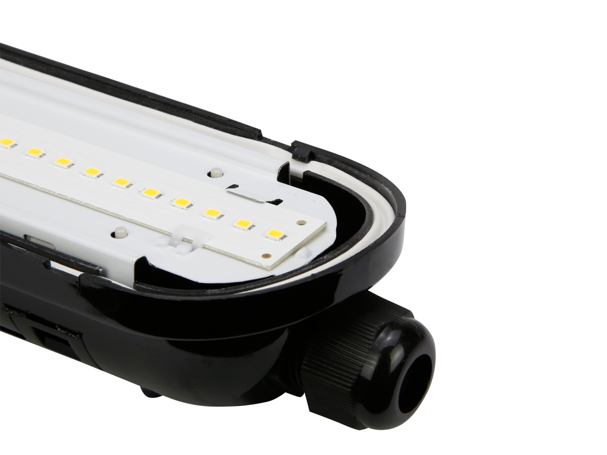 Hermetische armatuur LINKER 4000K 40W 6000lm IP65 120cm zwart PRIME DALI