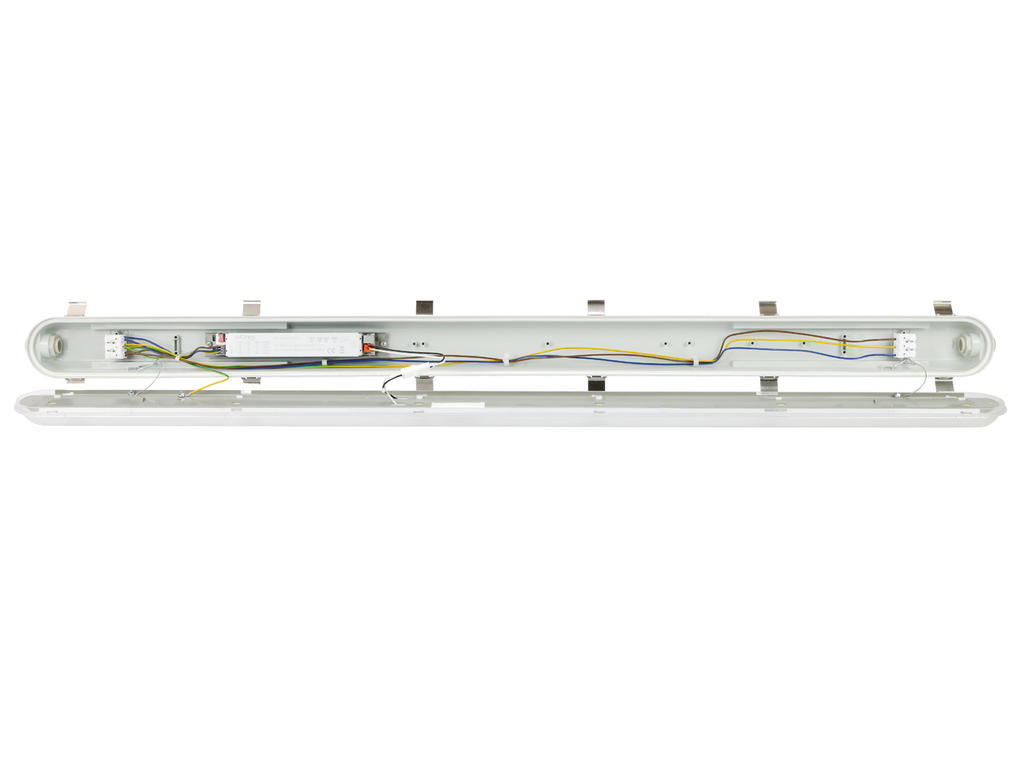Hermetische armatuur RANGER 4000K 10-40W 7200lm IP66 120cm grijs PRIME bewegingssensor MV