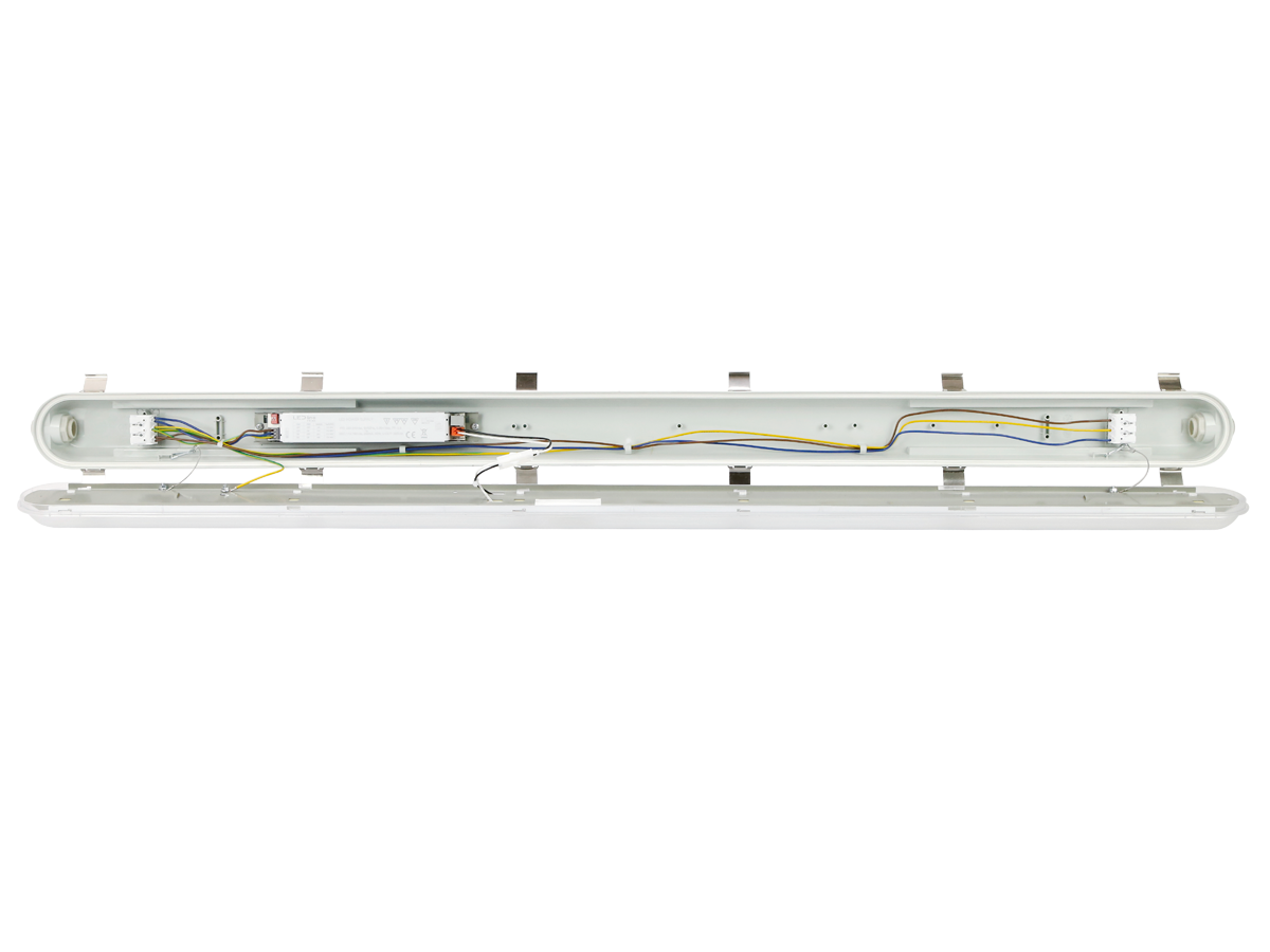 Hermetische armatuur RANGER 3CCT 3K/4K/5K 10-40W 6000lm IP66 120cm grijs PRIME noodmodule CAW 3h AT CNBOP