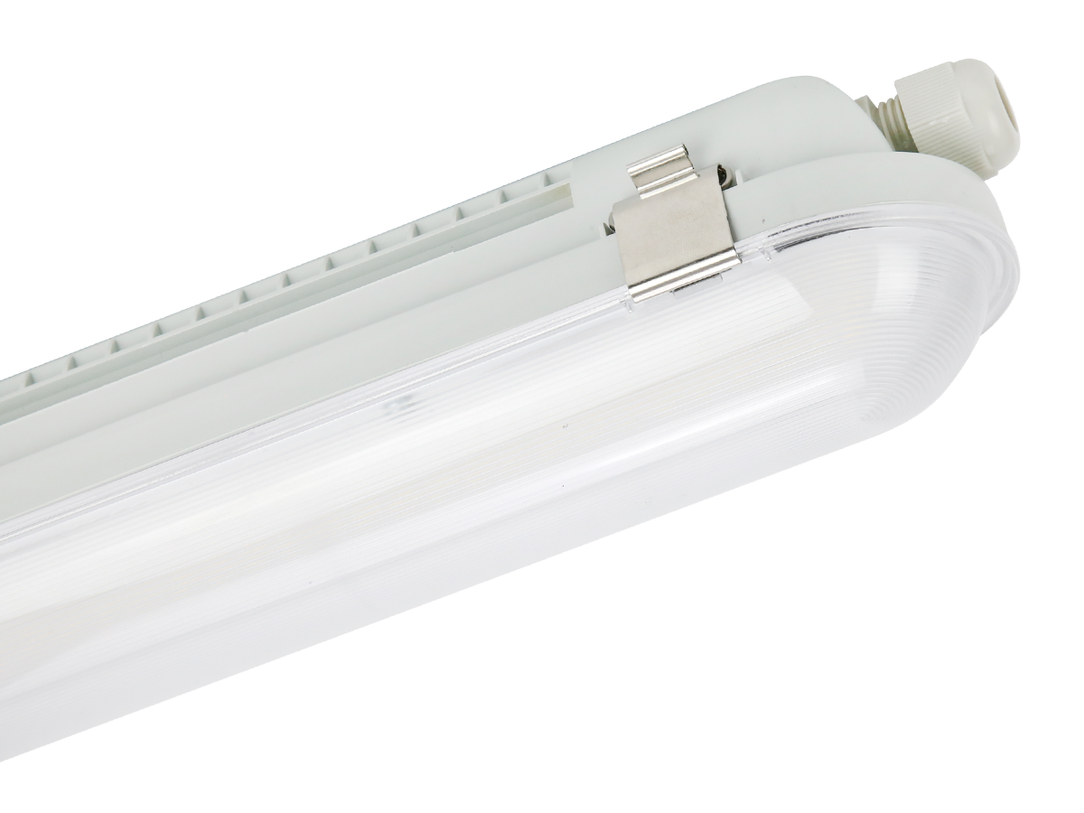 Hermetische armatuur RANGER 4000K 25-55W 9900lm IP66 150cm grijs PRIME noodmodule LAW 3h AT