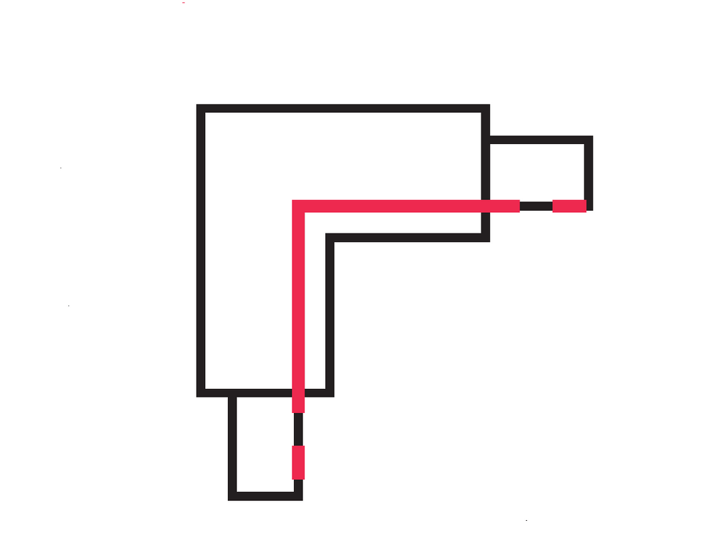 L connector voor LUMICANTO buis links zwart met PRIME voeding