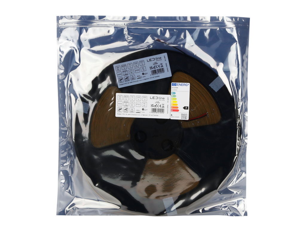 LED tape 480 COB 24V 3000K 11W IP20 8mm 30m 1100lm/m PRIME