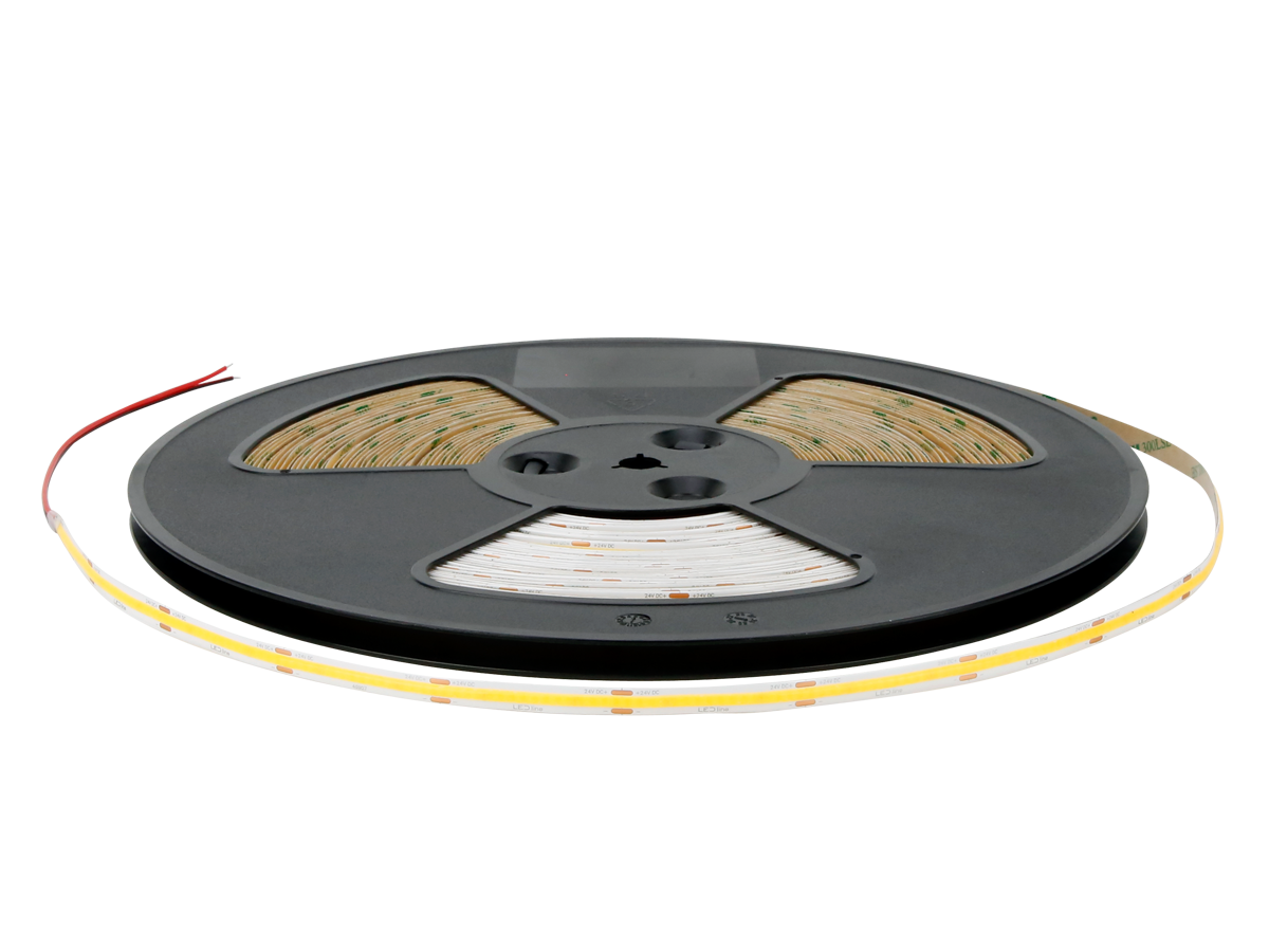 LED strip 320 COB 24V 4000K 1W IP20 8mm 5m 110lm/m PRIME