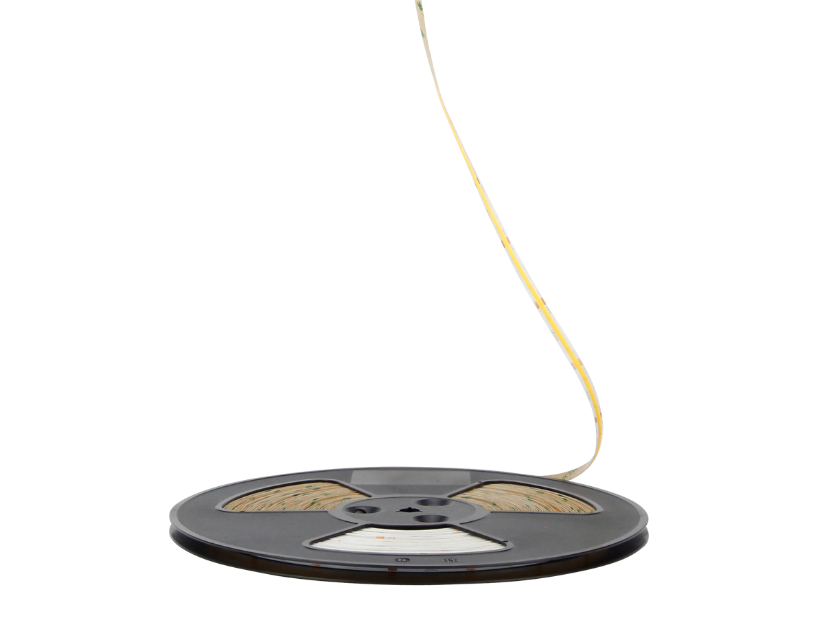 LED strip 320 COB 24V 3000K 1W IP20 8mm 5m 110lm/m PRIME
