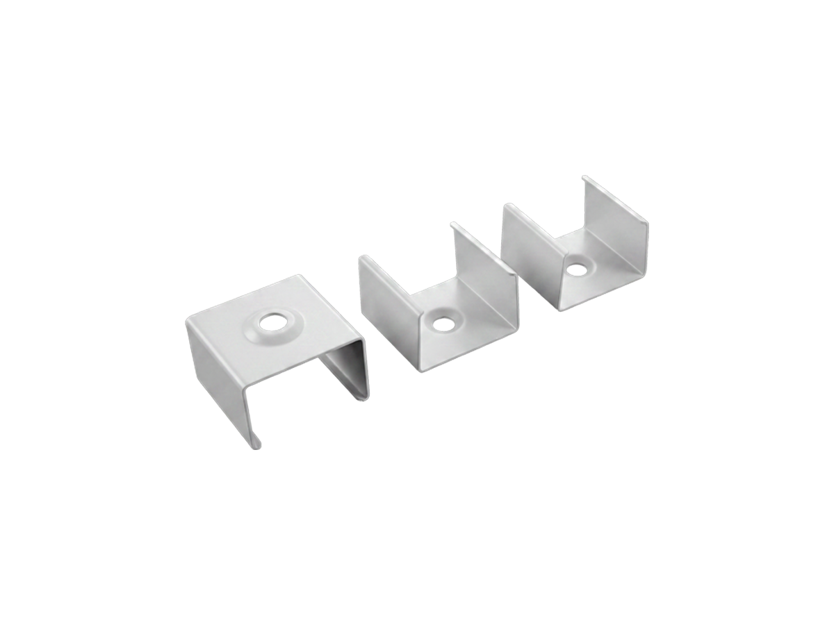 Montagebeugels 10szt. van het aluminium oppervlak profiel zilver PRIME