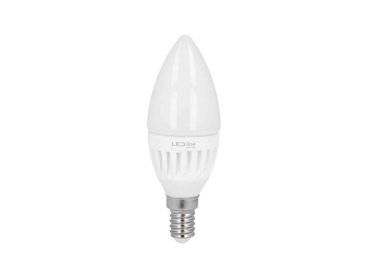 LED-lamp E14 2700K 9W 1260lm 230V 220 ° C37 Keramiek PRIME