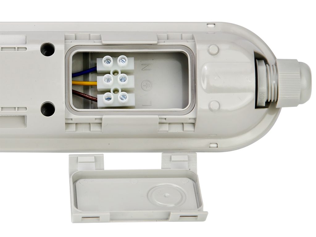 Hermetische armatuur LINKER 4000K 40W 6000lm IP65 120cm grijs PRIME