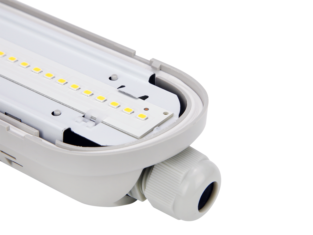 Hermetische armatuur LINKER 4000K 55W 8250lm IP65 150cm grijs PRIME DALI