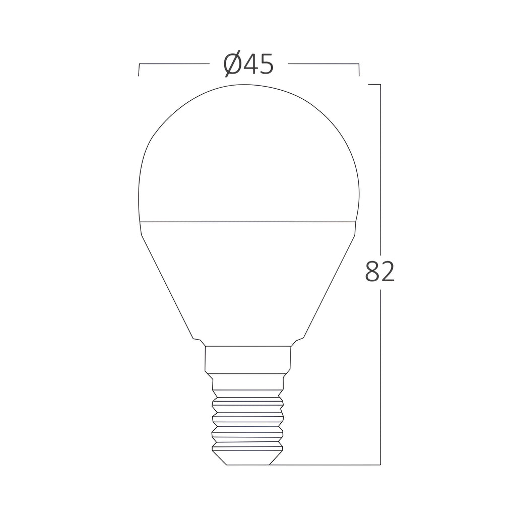 Braytron Advance LED Lamp 5W E14 4000K P45