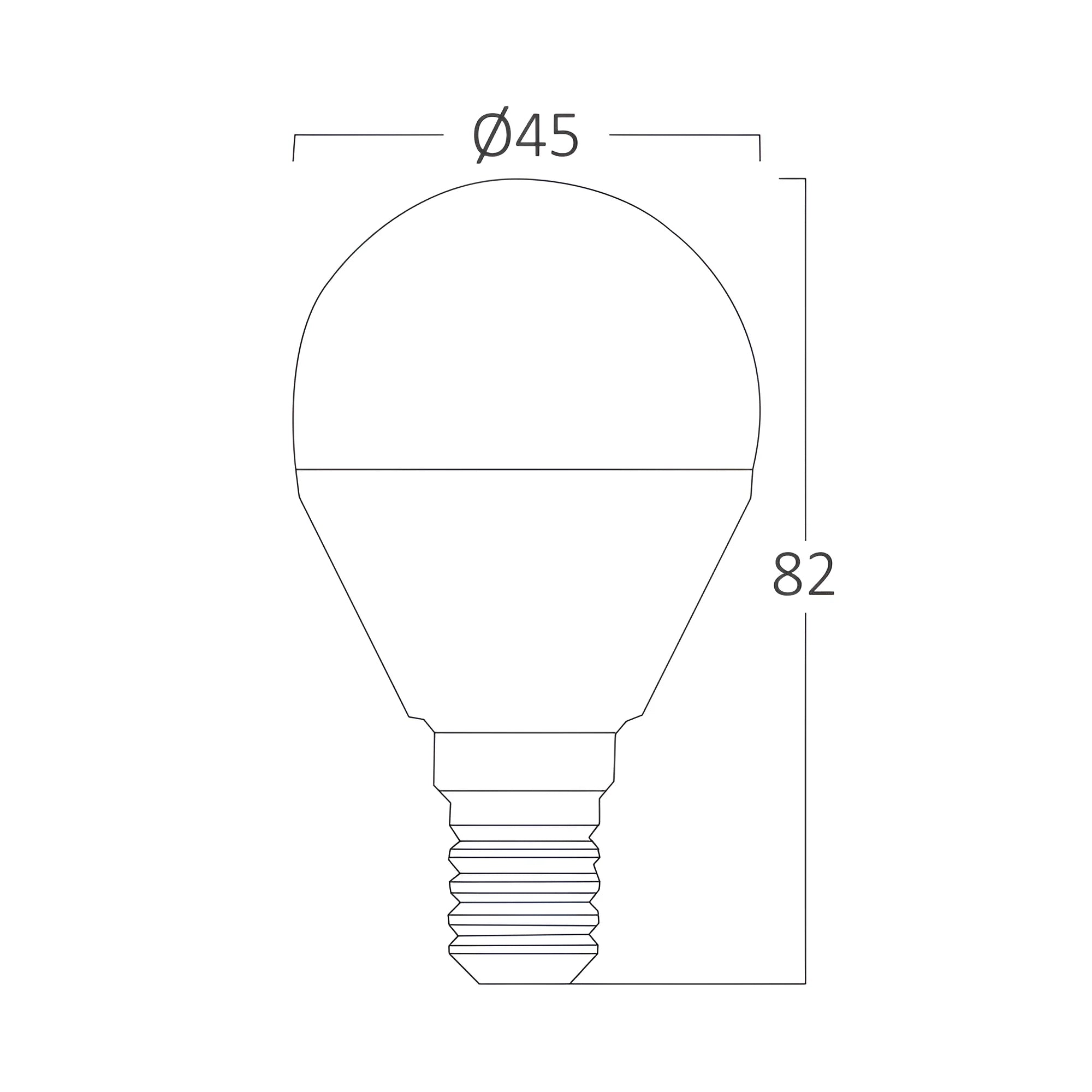 Braytron Advance LED Lamp 5W E14 4000K P45