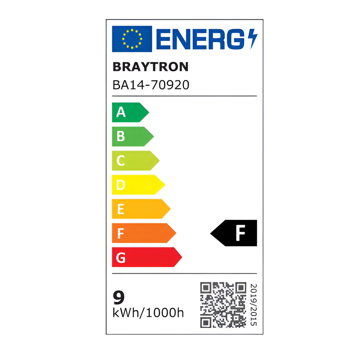 Braytron Advance LED Lamp 9W E27 3000K MO.SENS. A60