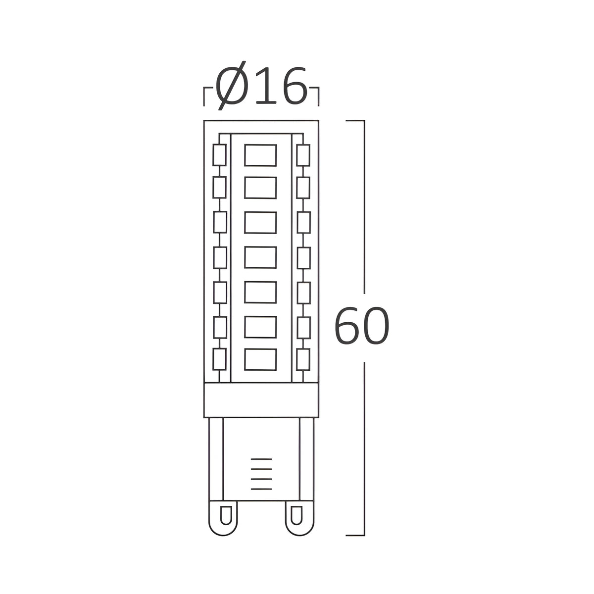 Braytron Advance LED Lamp G9 6500K 220V 6,5W 240D
