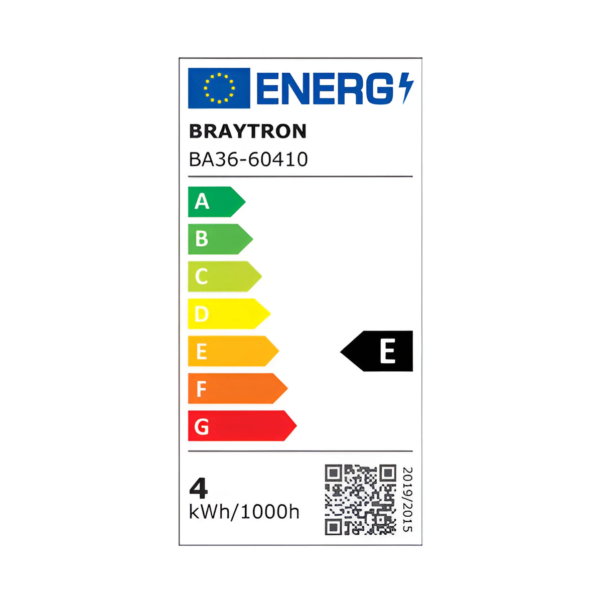 Braytron Advance LED Lamp 4W E14 3000K Transparant C35 DIM