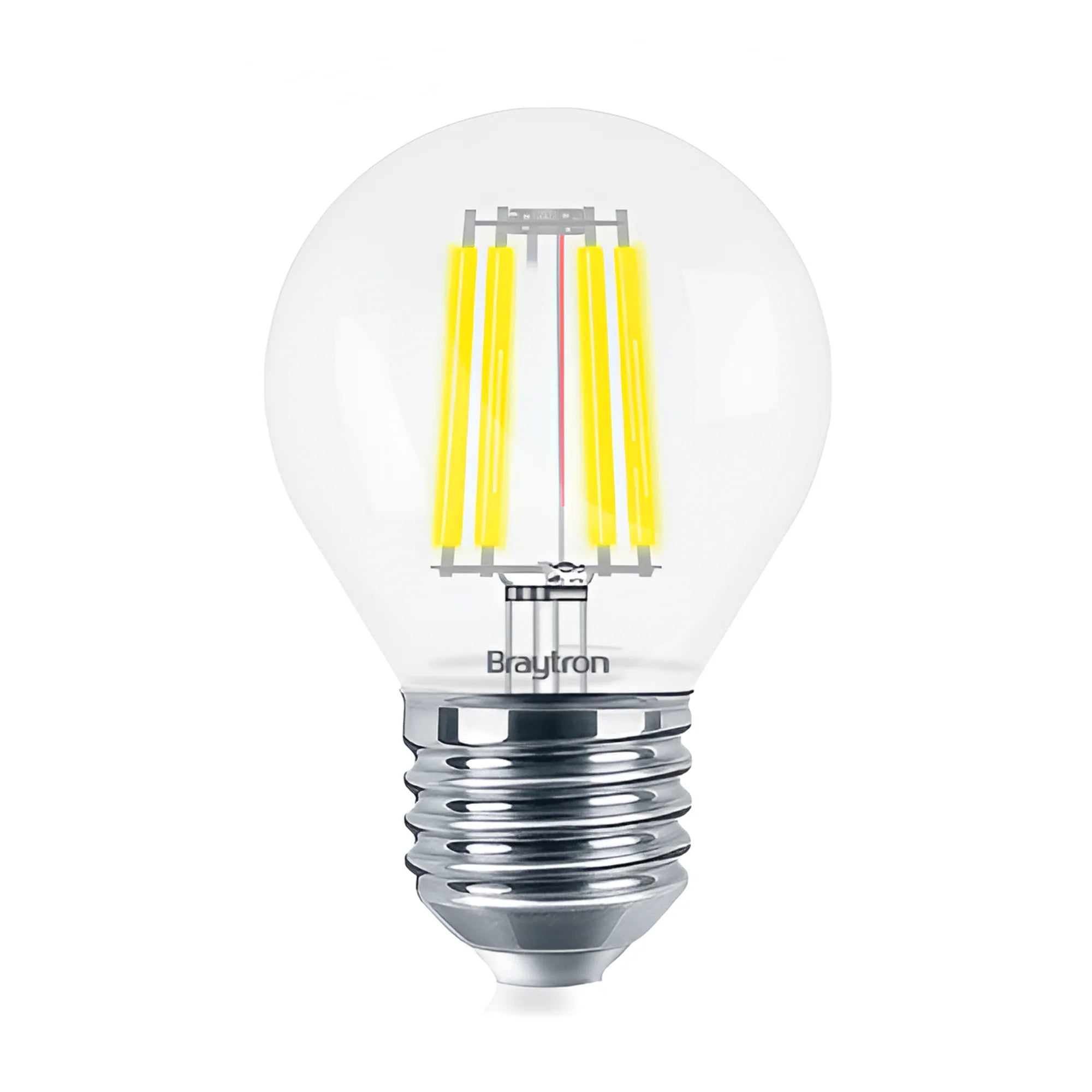 Braytron Advance LED Lamp 6W E27 3000K Transparant G45