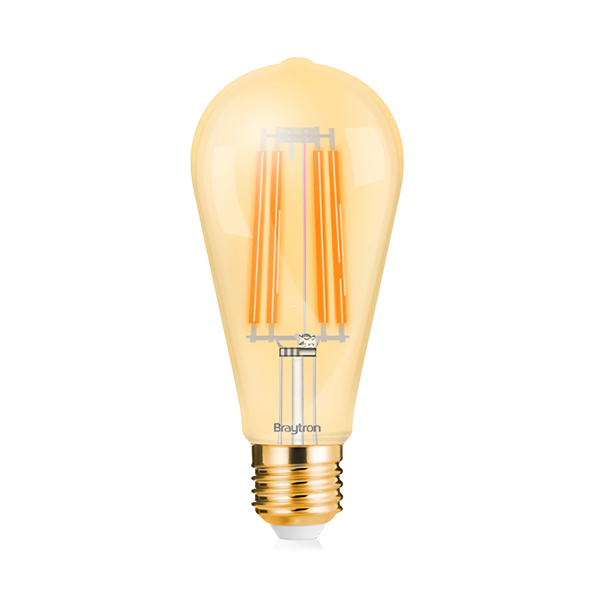 Braytron Advance LED Lamp 6W E27 2200K ST64 AMB DIM