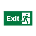 Braytron Exit Sing Nooduitgang Bordje EXIT DOOR PVC FOR BC14