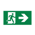 Braytron Exit Sing Nooduitgang Bordje RIGHT