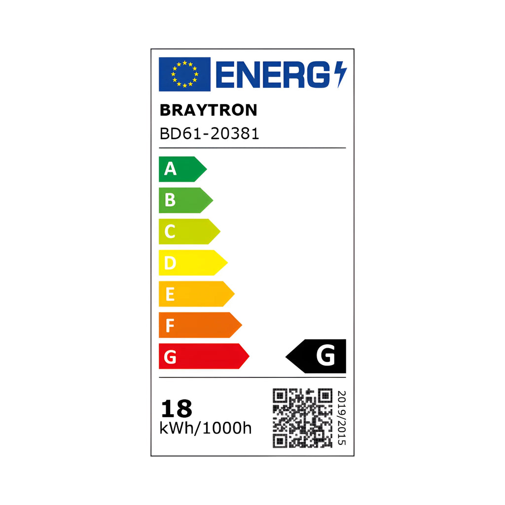 Braytron S20B Magneetrail-armatuur 18W 48VDC Zwart TRC060 3IN1