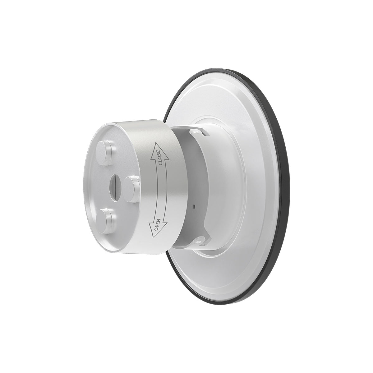 Braytron Palermo Wandlamp 8W IP65 Zwart XS RND 3IN1