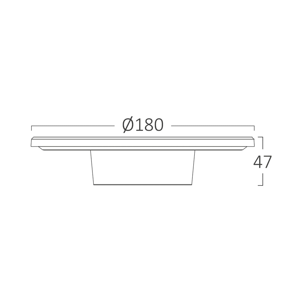 Braytron Palermo Wandlamp 10W IP65 Wit S RND 3IN1