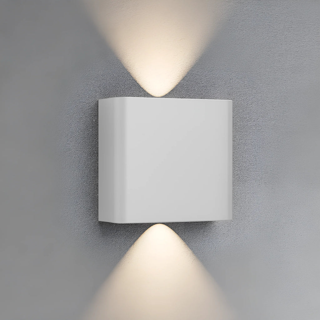 Braytron Vector Wandlamp IP65 Wit B WL 2x1W 3IN1