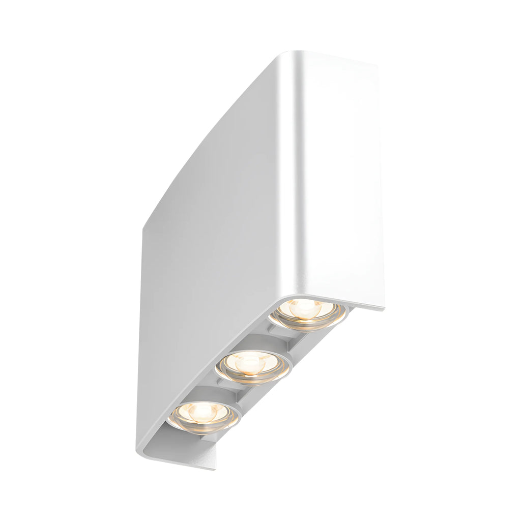 Braytron Vector Wandlamp IP65 Wit B WL 6x1W 3IN1