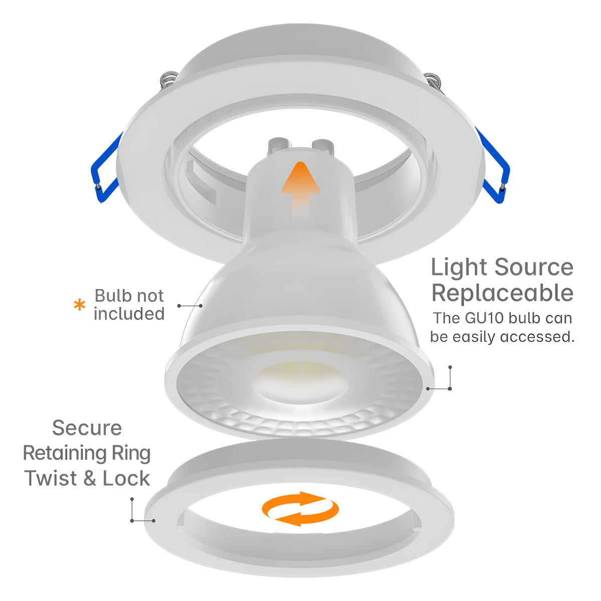 Braytron Mitto LED Spot Wit AR RND