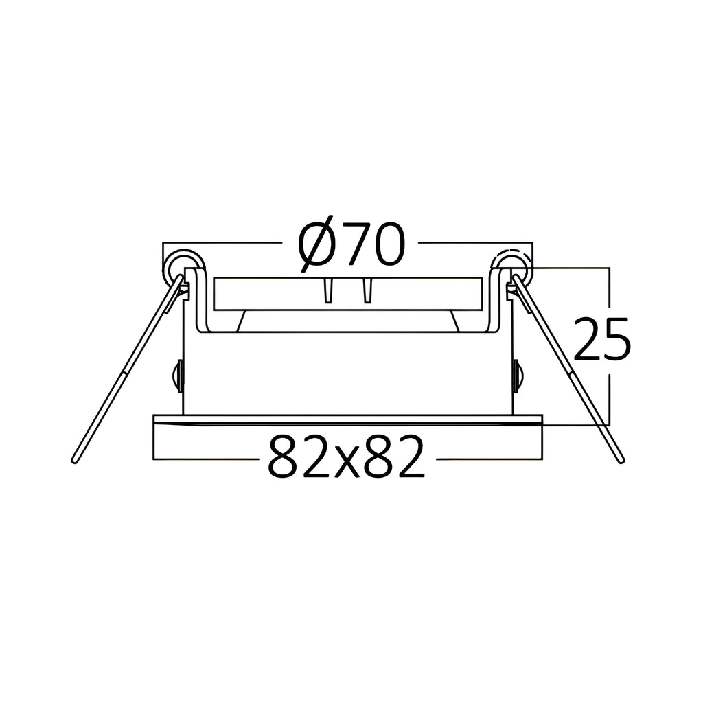 Braytron Mitto LED Spot Wit AR SQR