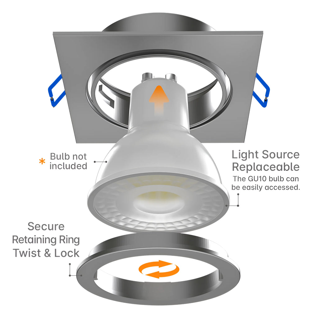 Braytron Mitto LED Spot AR SQR NCK