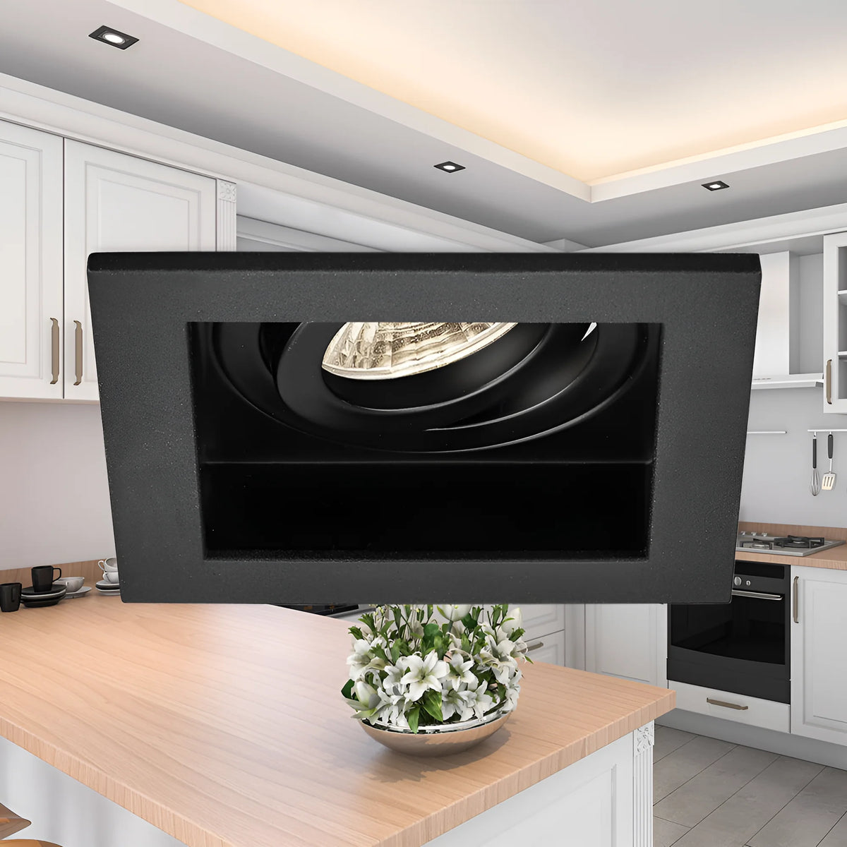 Braytron Beta LED Spot Zwart A SQR 1D