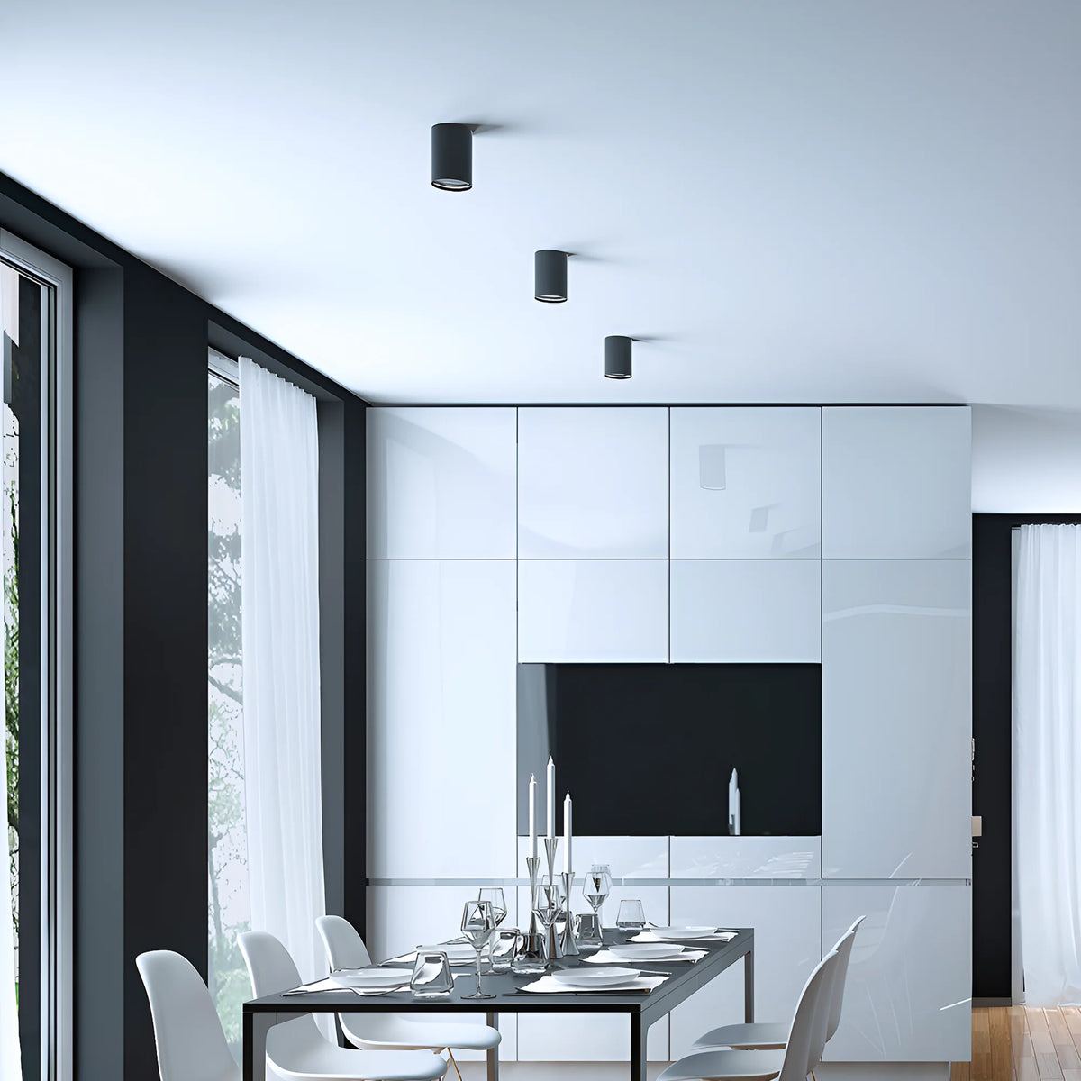 Braytron Gama LED Spot GU10 Zwart 8010 RND