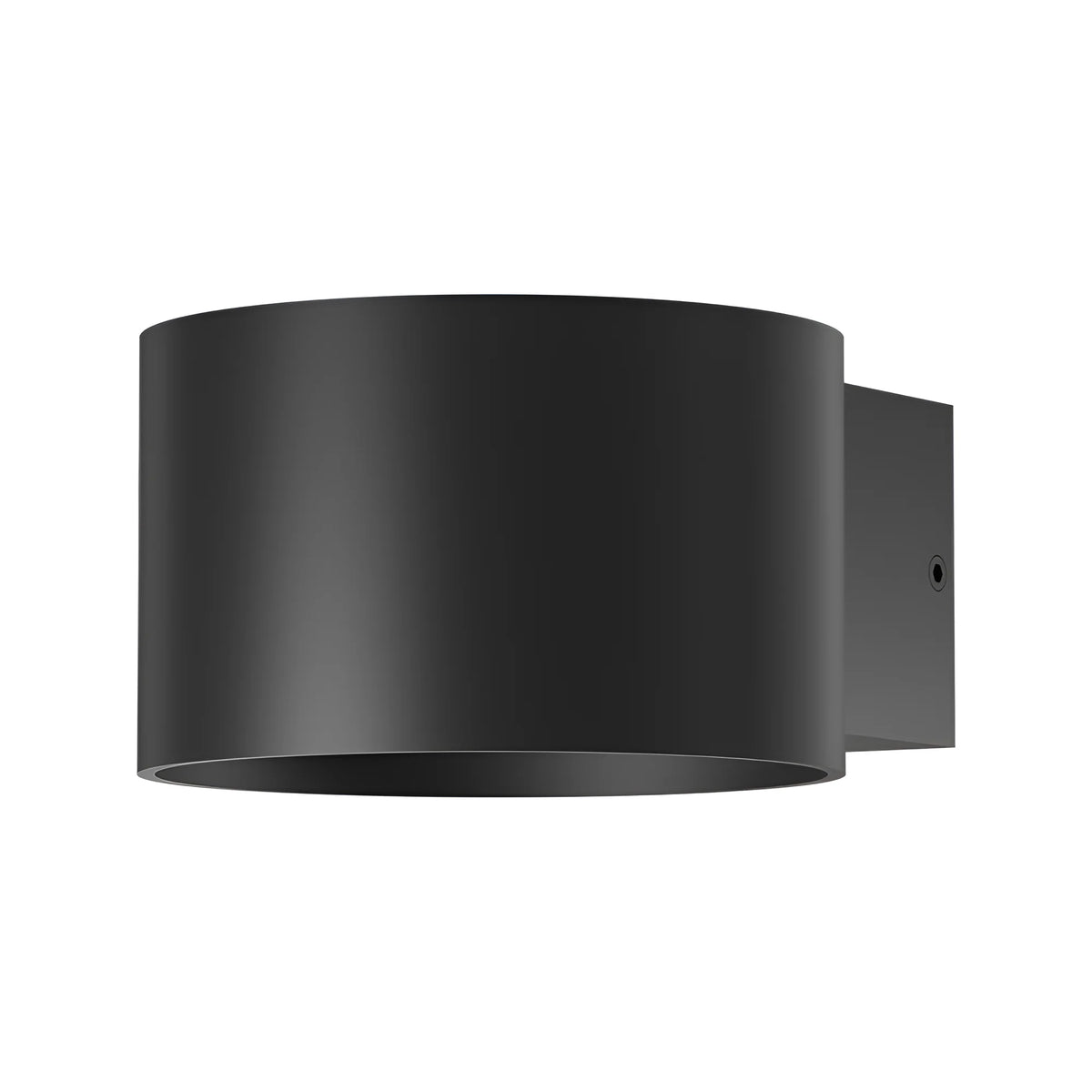 Braytron Avva Wandlamp 8W 3000K Zwart WL01 RND