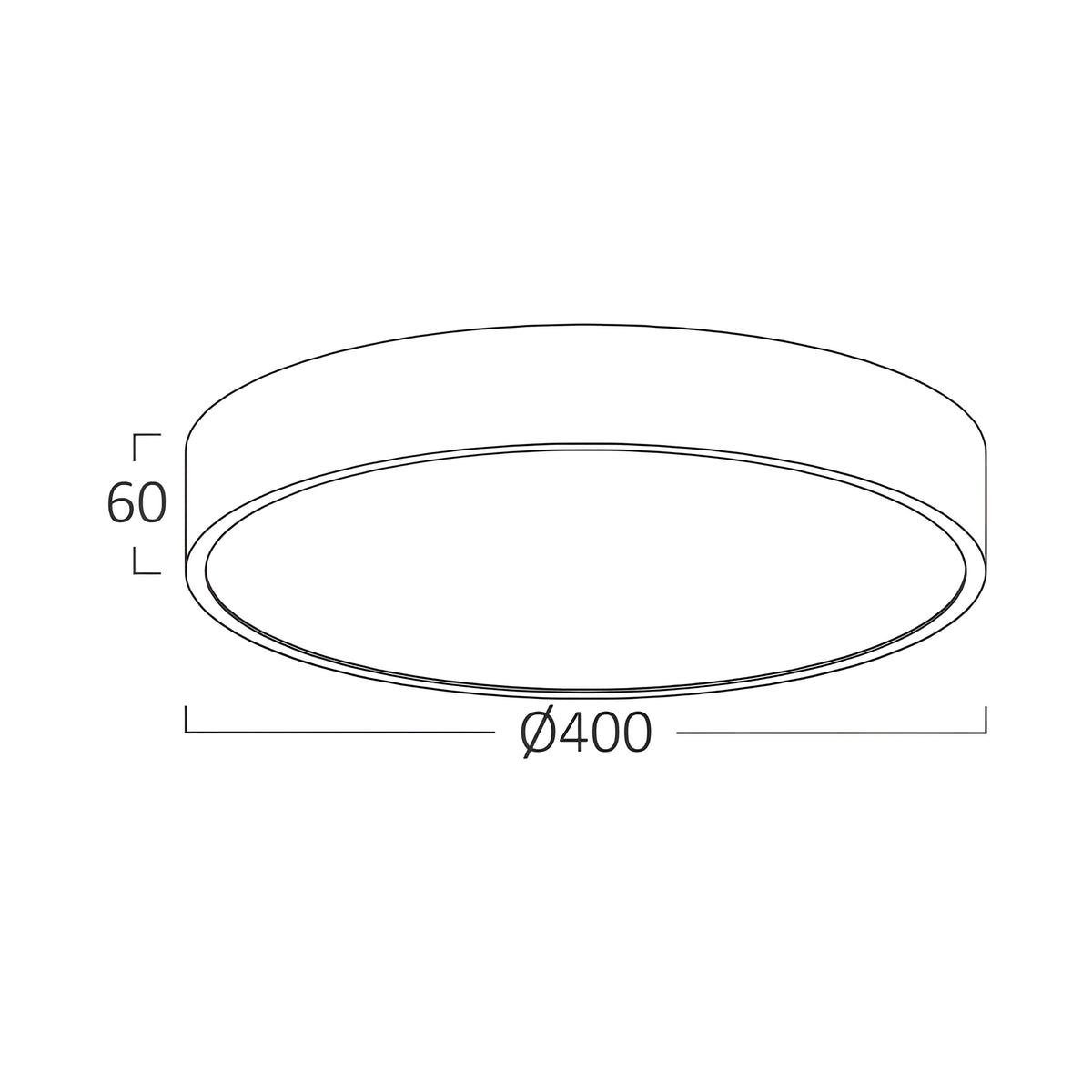 Braytron Blade Plafondlamp 36W Zwart SR RND 3IN1 WAT3