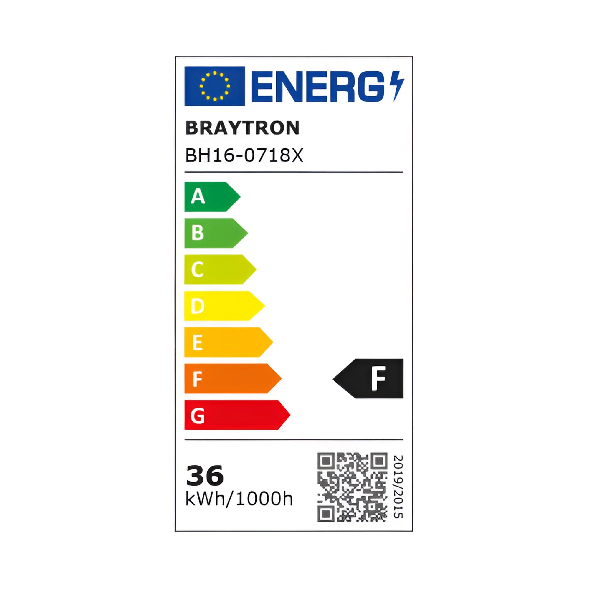 Braytron Blade Plafondlamp 36W Wit PD SQR 3IN1
