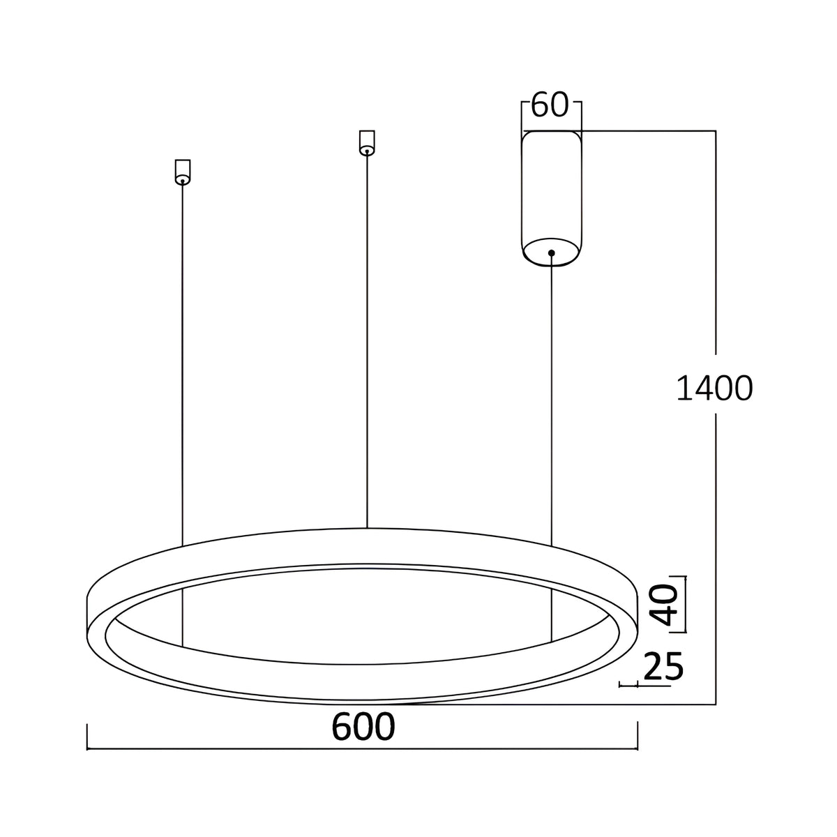 Braytron Lina Plafondlamp 35W Goud PD 2540 RND 3IN1