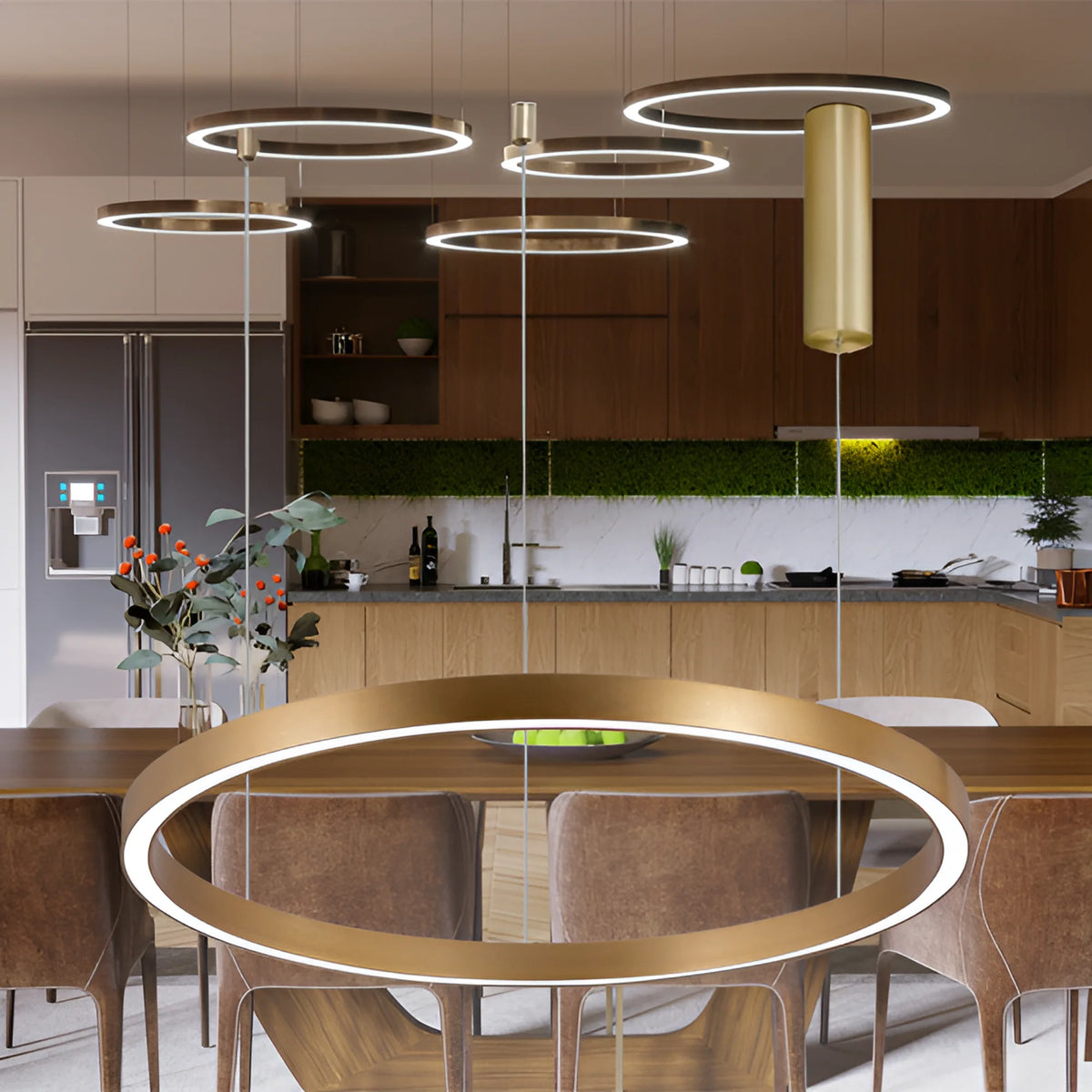 Braytron Lina Plafondlamp 45W Goud PD 2540 RND 3IN1