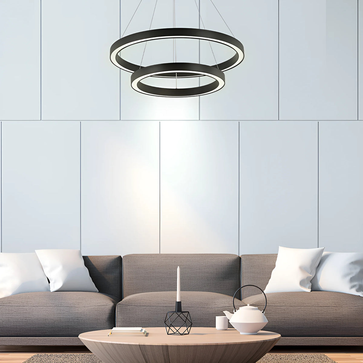Braytron Lina Plafondlamp 65W Wit PD 2540 RND 3IN1