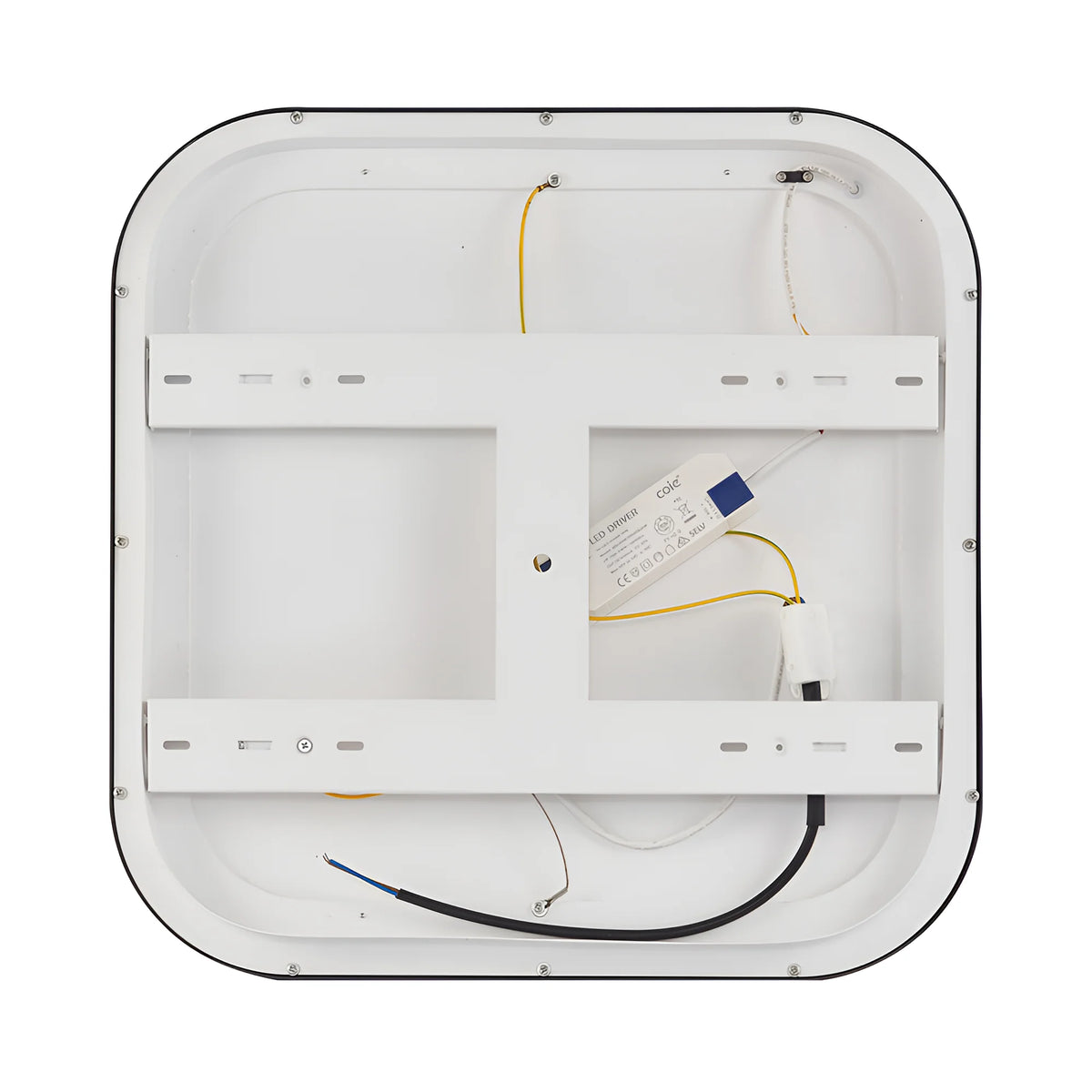 Braytron Bella Plafondlamp 36W IP20 Zwart SLS SR SQR 3IN1