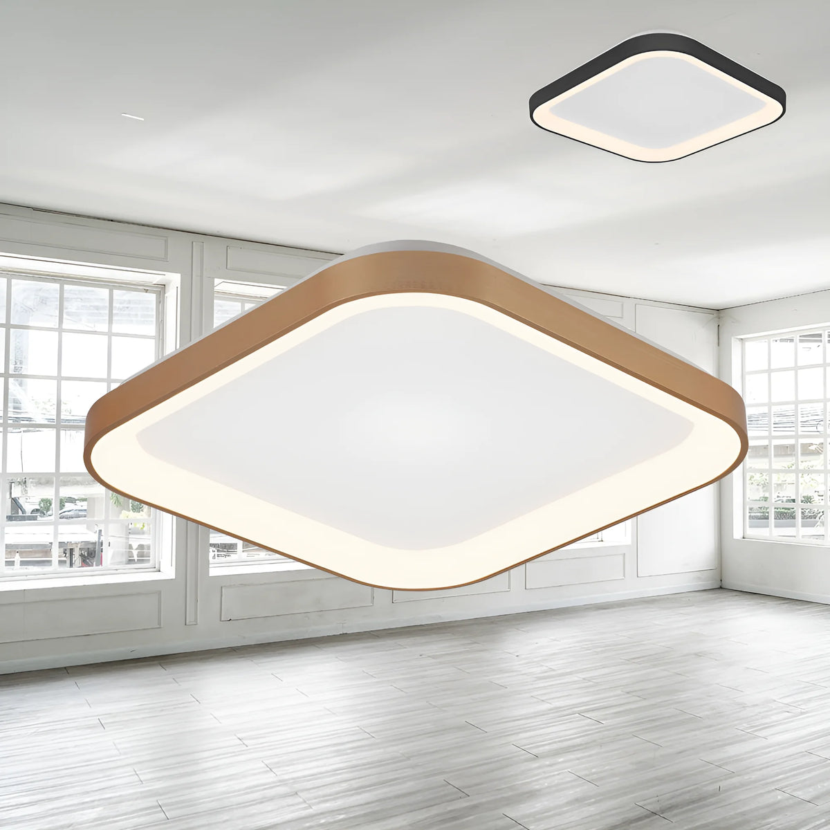 Braytron Bella Plafondlamp 36W IP20 Goud SLS SR SQR 3IN1