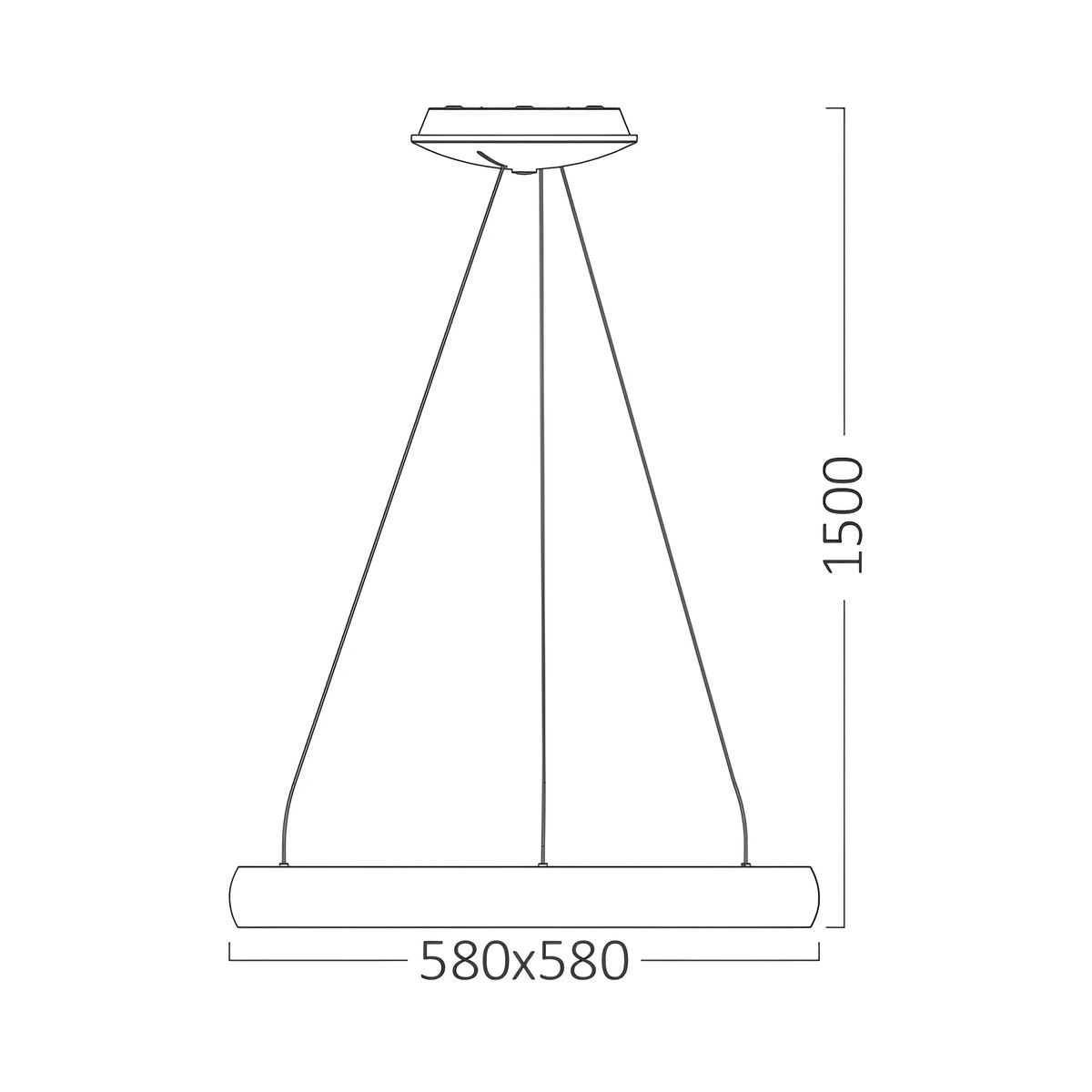 Braytron Bella Plafondarmatuur 46W IP20 Zwart MLP PD SQR 3IN1