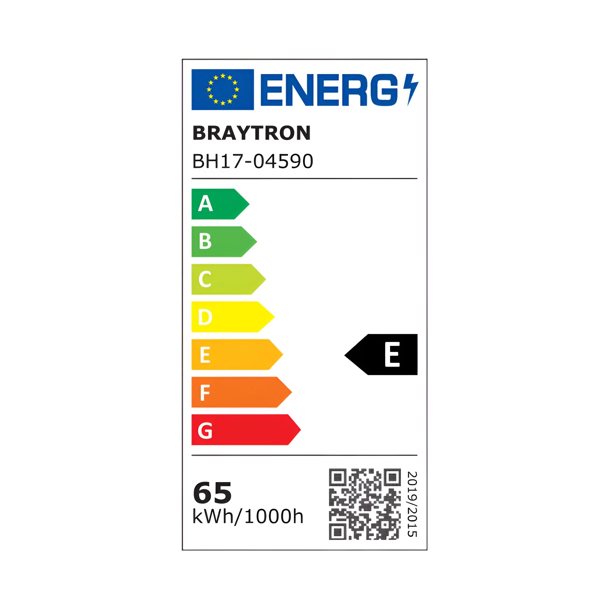 Braytron Nela Plafondlamp 65W IP20 Wit SS2 RND RMT